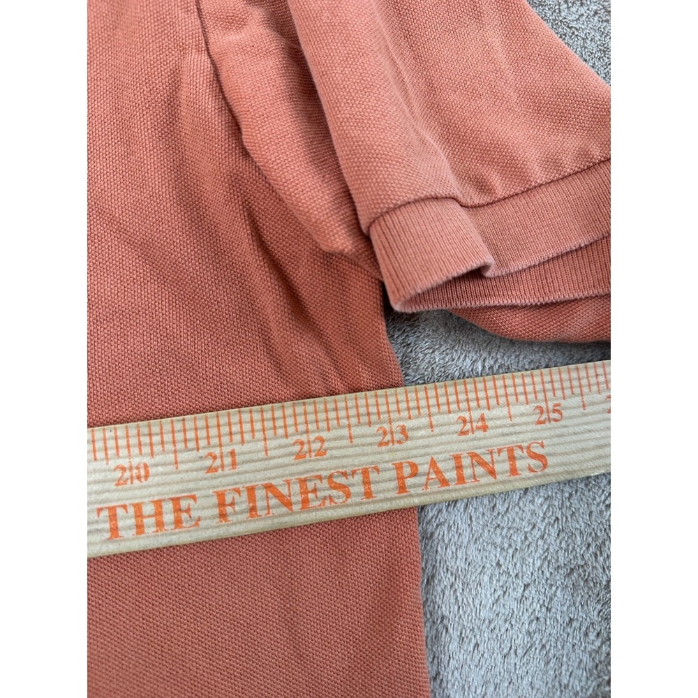 Vintage Polo Ralph Lauren Classic Polo Shirt Fit Men LT Tall Orange short sleeve - Picture 7 of 8